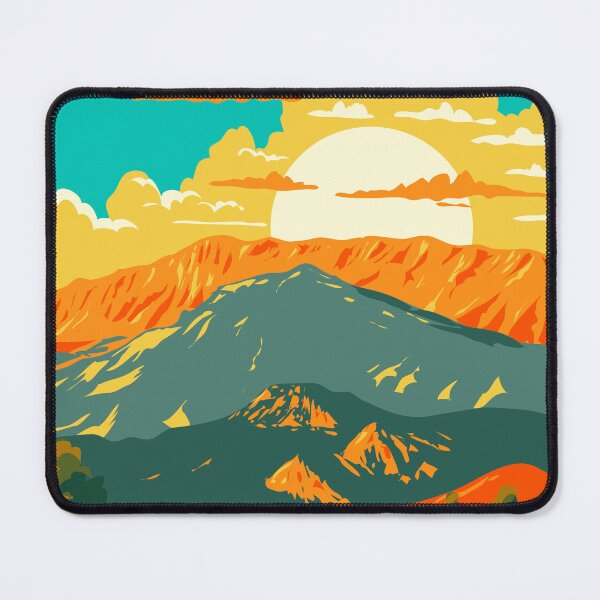 Item preview, Mount Parnassus in Parnassos National Woodland Park Greece WPA Art Deco Poster designed and sold by patrimonio.