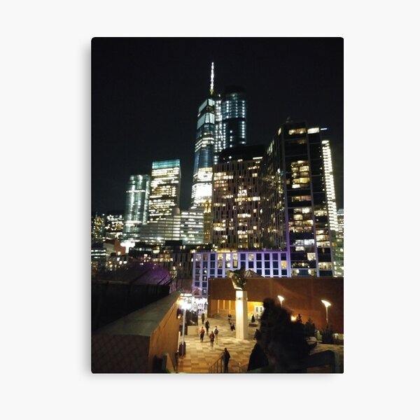 New York, Brooklyn, Manhattan, New York City, Buildings, streets, trees Canvas Print