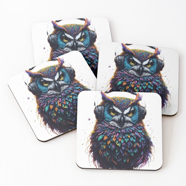 Item preview, Jungle Majesty: Enchanting Owl Amidst Nature's Canopy designed and sold by irosh madushan.