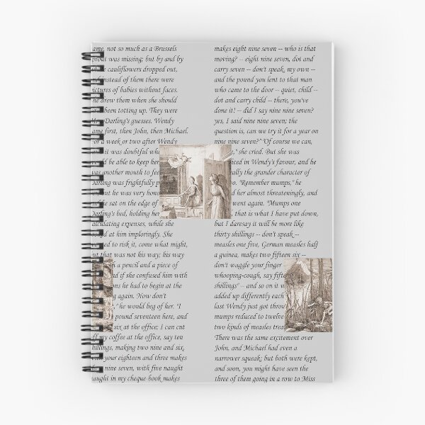Item preview, Peter Pan Text and Illustrations designed and sold by Nerd Alert Creations.