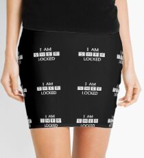 I Am Sherlocked Mini Skirt