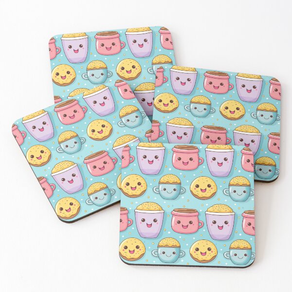 Item preview, xSweet Mornings: Seamless Patterns of Morning Coffee Cups, Doughnuts, Cookies, and Cakes designed and sold by AlienSkinEyes.