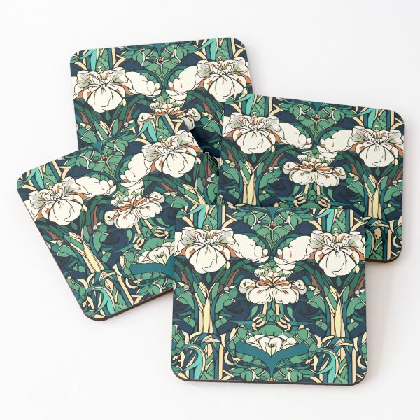 Artikelvorschau, Jugendstil-Blumenmuster entworfen und verkauft von entwithanaxe.