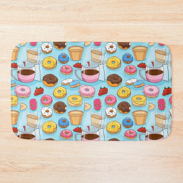 Item preview, xSweet Mornings: Seamless Patterns of Morning Coffee Cups, Doughnuts, Cookies, and Cakes designed and sold by AlienSkinEyes.
