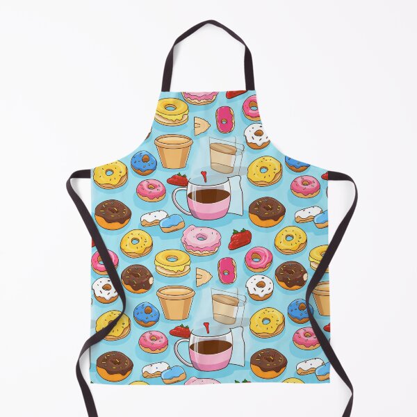 Item preview, xSweet Mornings: Seamless Patterns of Morning Coffee Cups, Doughnuts, Cookies, and Cakes designed and sold by AlienSkinEyes.