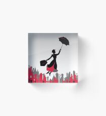 Mary Poppins Acrylic Block