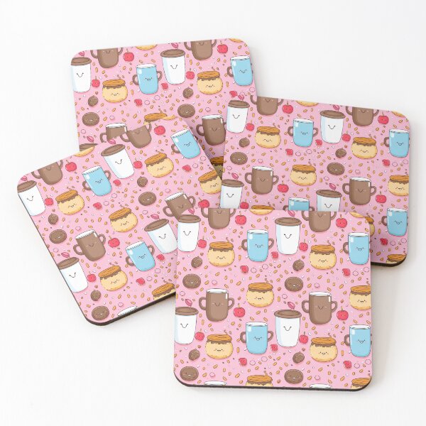Item preview, xSweet Mornings: Seamless Patterns of Morning Coffee Cups, Doughnuts, Cookies, and Cakes designed and sold by AlienSkinEyes.