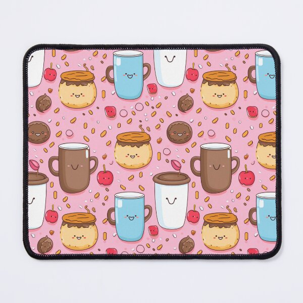 Item preview, xSweet Mornings: Seamless Patterns of Morning Coffee Cups, Doughnuts, Cookies, and Cakes designed and sold by AlienSkinEyes.