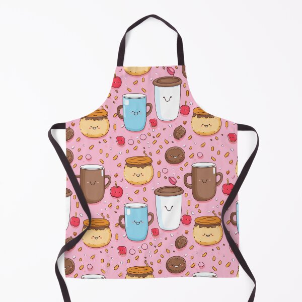 Item preview, xSweet Mornings: Seamless Patterns of Morning Coffee Cups, Doughnuts, Cookies, and Cakes designed and sold by AlienSkinEyes.