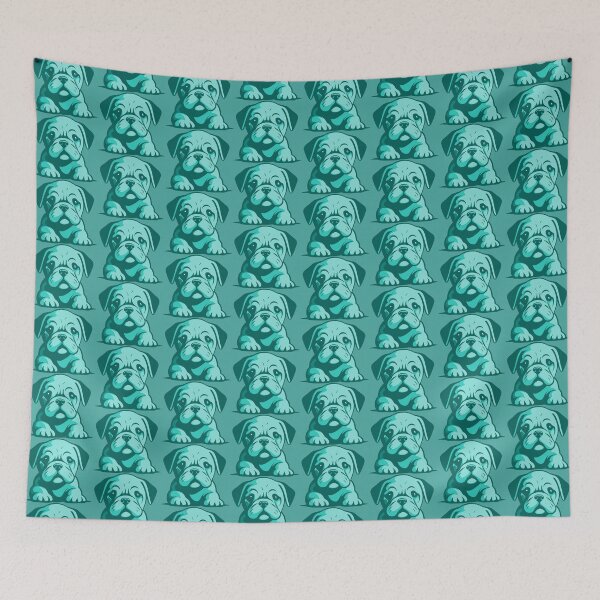 Item preview, Cachorro de bulldog Pop art Nº 3Z sobre carmesí designed and sold by Bauani.