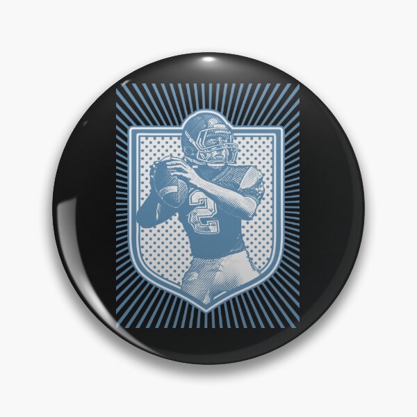 Item preview, Quarterback passing football. Vintage Blue   designed and sold by LeonieAbbott.