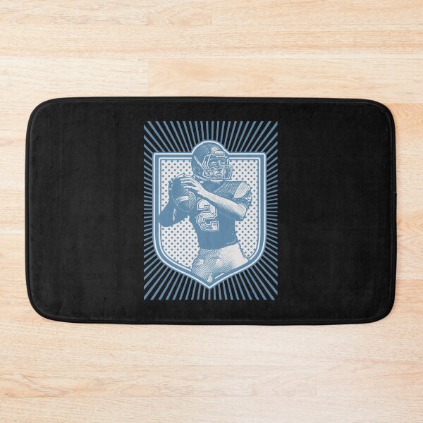 Item preview, Quarterback passing football. Vintage Blue   designed and sold by LeonieAbbott.