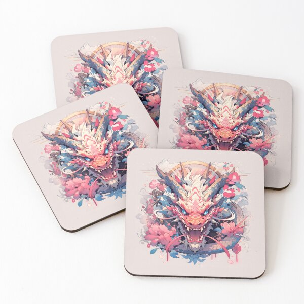 Item preview, Pink flowerie dragon!  designed and sold by HydraDreams.
