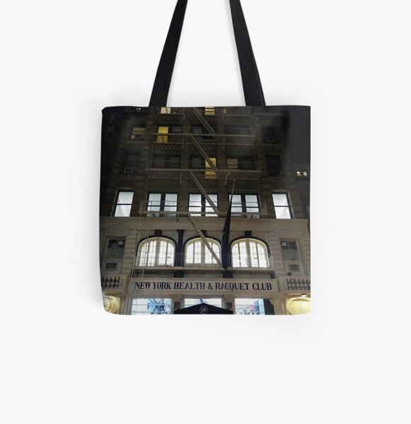 New York, Brooklyn, Manhattan, New York City, Buildings, streets, trees All Over Print Tote Bag