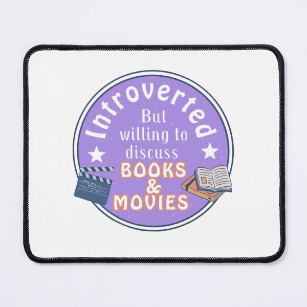 Item preview, Introverted but willing to discuss book and movie designed and sold by Kawabijutsu21.