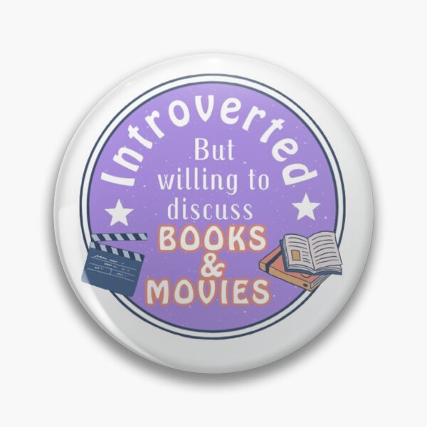 Item preview, Introverted but willing to discuss book and movie  designed and sold by Kawabijutsu21.
