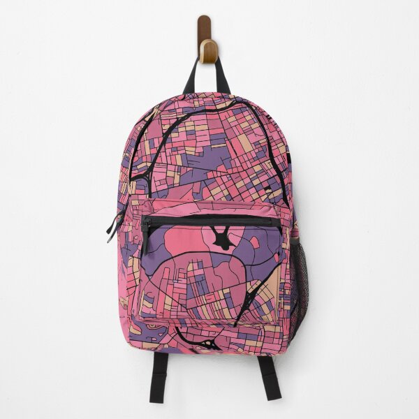 Item preview, Nashville Map Pattern in Purple & Pink designed and sold by PatternMaps.