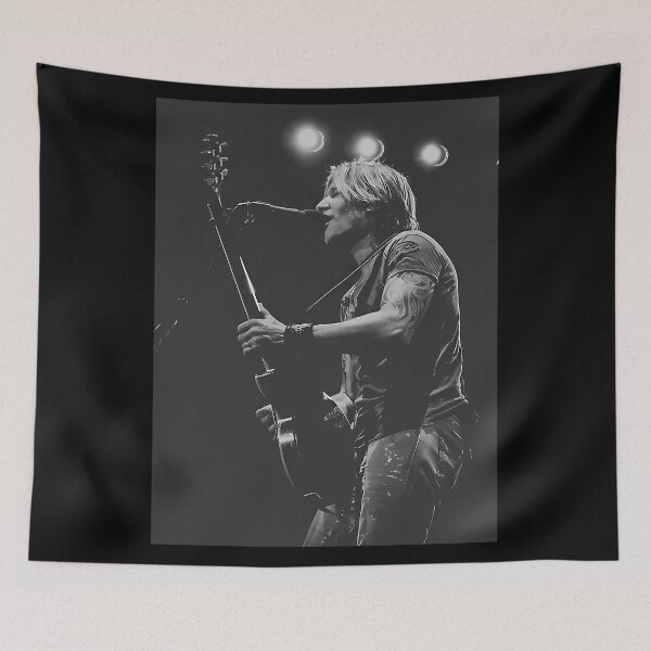 Item preview, Keith Urban Concert Photo B&W designed and sold by CherubMasonClo.