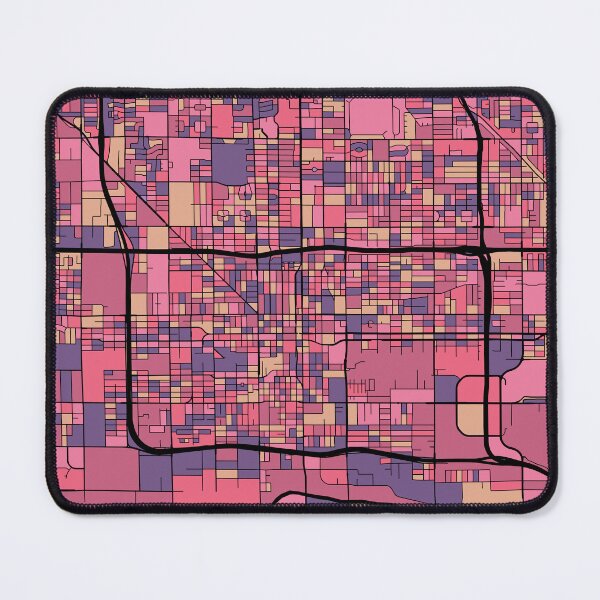 Item preview, Phoenix Map Pattern in Purple & Pink designed and sold by PatternMaps.