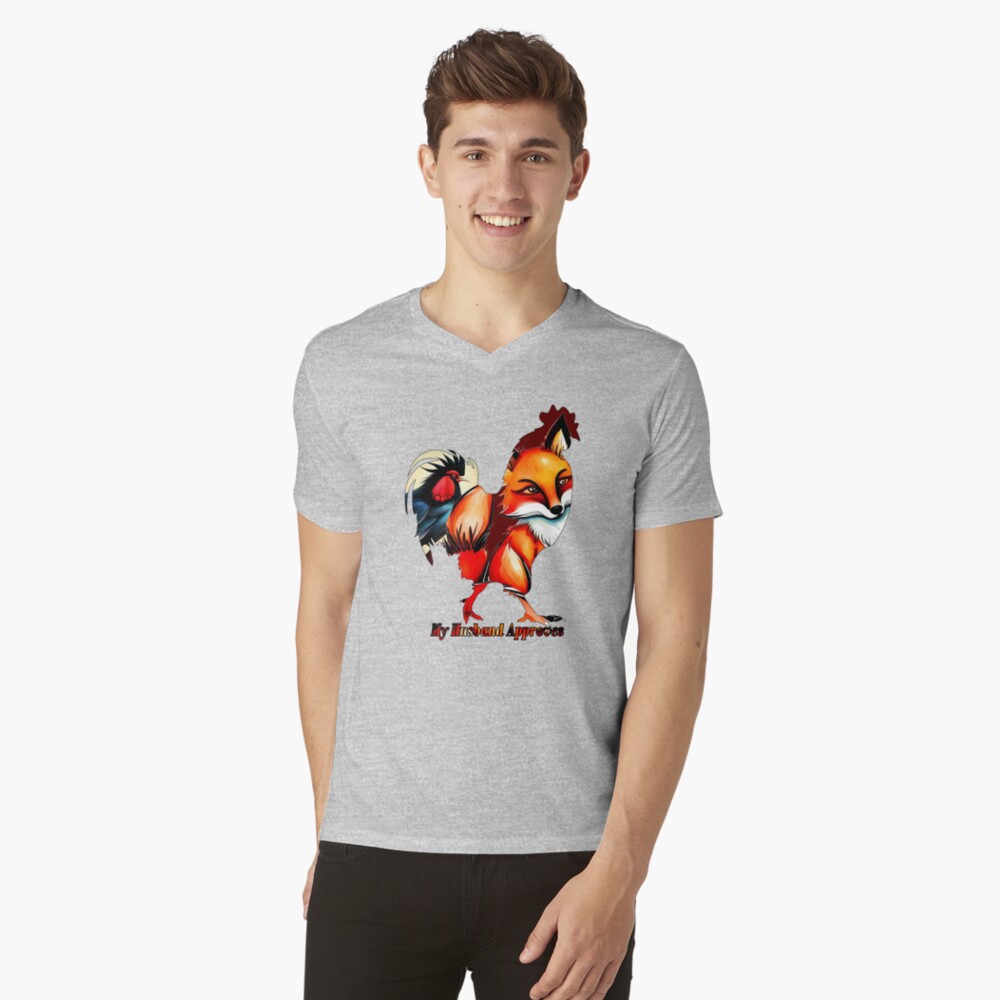 Item preview, V-Neck T-Shirt designed and sold by Vixen-Games.