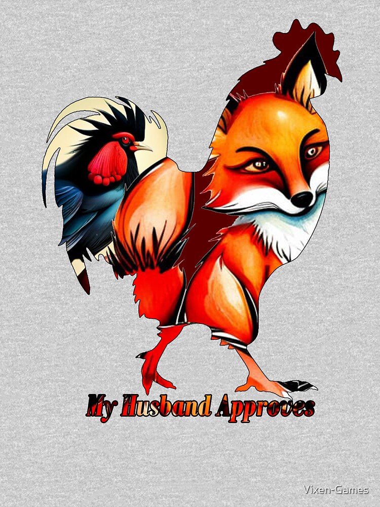 Thumbnail 7 of 7, Classic T-Shirt, My Husband Approves Vixen designed and sold by Vixen-Games.