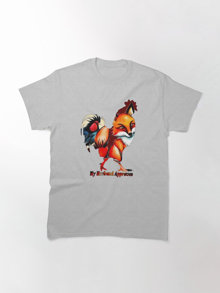 Thumbnail 3 of 7, Classic T-Shirt, My Husband Approves Vixen designed and sold by Vixen-Games.