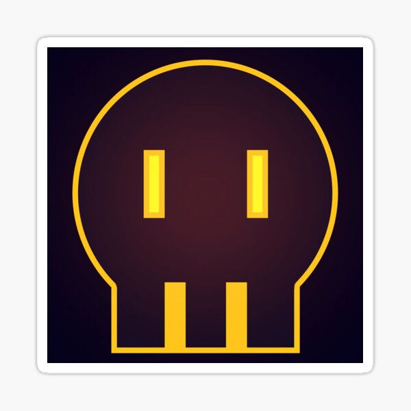 Item preview, Murder Drones skull icon designed and sold by ManGuy33.