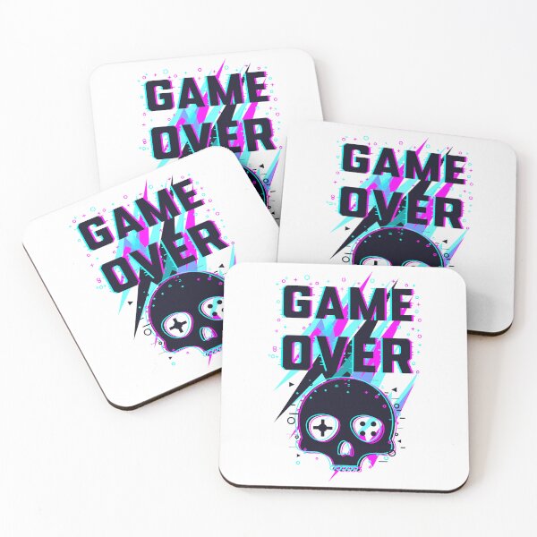 Item preview, Game Over Skull designed and sold by MatrixCreation.