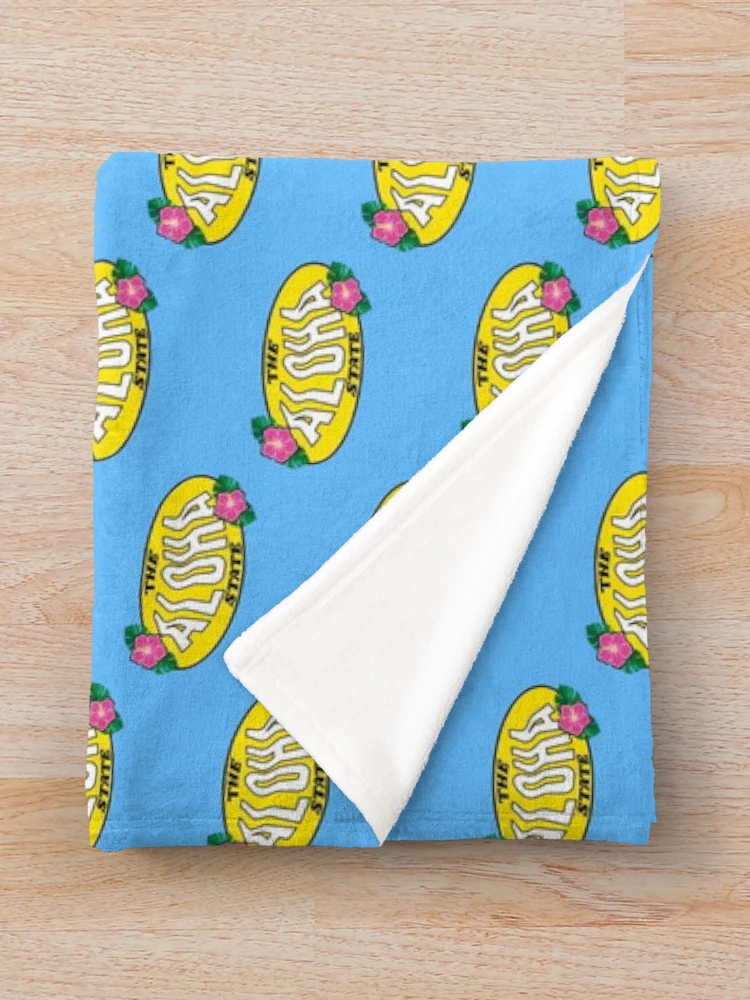 Thumbnail 3 of 6, Throw Blanket, Aloha designed and sold by Keeping Art Heavenly.