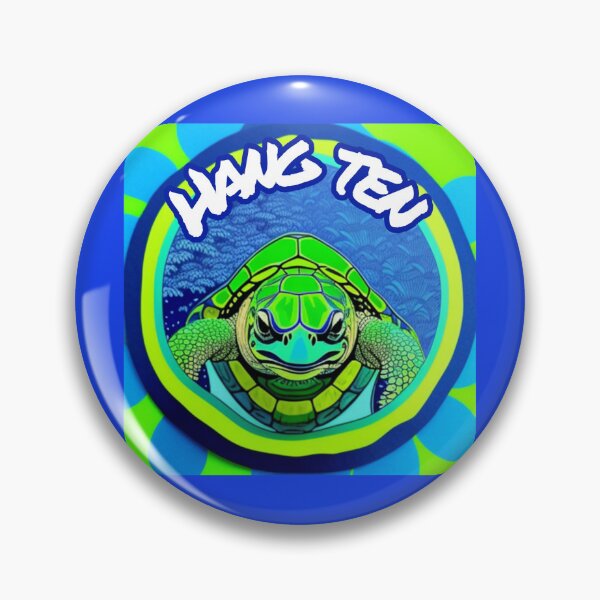 Item preview, Hang ten turtle  designed and sold by Roxburylane.