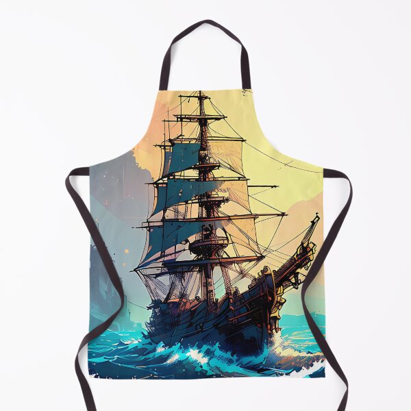 Item preview, Pirate Ship - Inkpunk designed and sold by CyberInc.