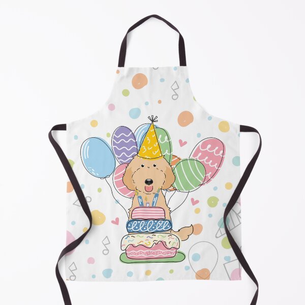 Item preview, Apricot Labradoodle Dog Birthday Party designed and sold by Lulupainting.
