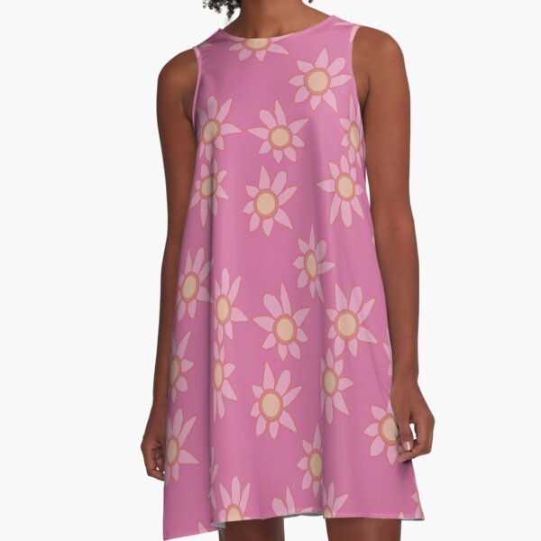 Mary's Floral Pattern A-Line Dress