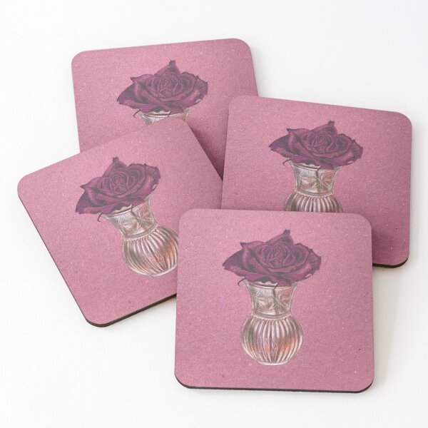 Item preview, Dark Rose in a Vase designed and sold by Elina Reimann.
