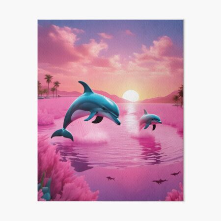 その他 Artbeats Dolphins Dolphins, pink, 80s