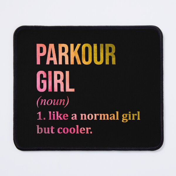Item preview, Parkour Girl Definition in Watercolor designed and sold by XCIV.