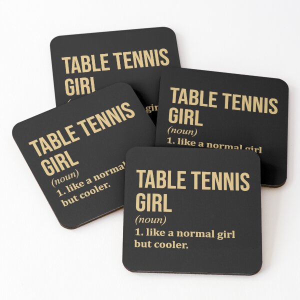 Item preview, Table Tennis Girl Definition in Gold designed and sold by XCIV.