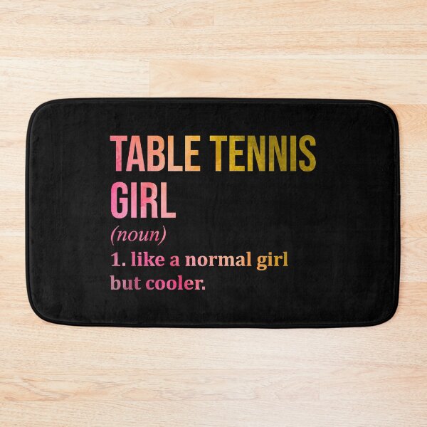 Item preview, Table Tennis Girl Definition in Watercolor designed and sold by XCIV.