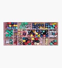 RPG Dice Photographic Print