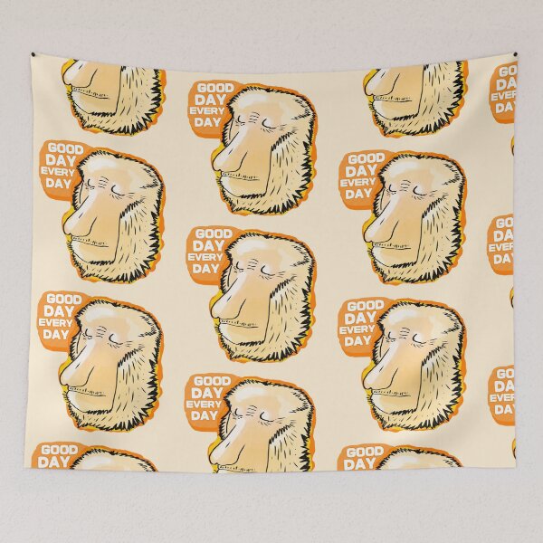 Item preview, proboscis monkey Good day every day  designed and sold by baginiak.