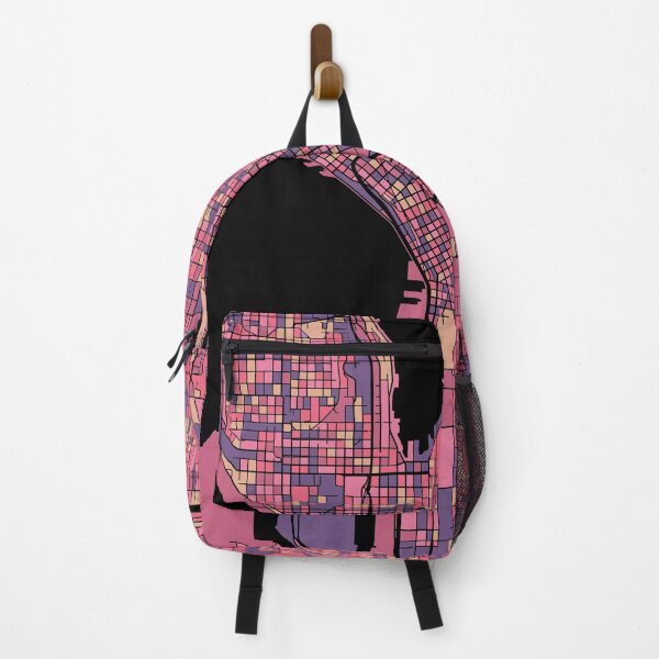 Item preview, Seattle Map Pattern in Purple & Pink designed and sold by PatternMaps.