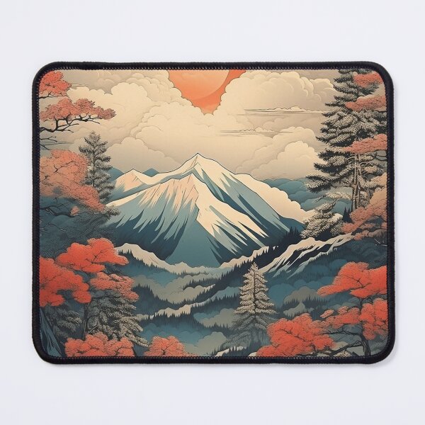 Item preview, Winter Mountain & Forest Nature designed and sold by kristinspinelli.