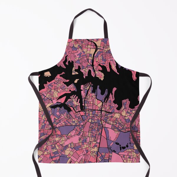 Item preview, Sydney Map Pattern in Purple & Pink designed and sold by PatternMaps.