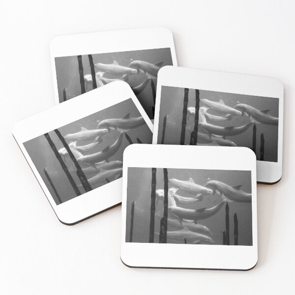 Item preview, Black and White: "porpoise tumult" designed and sold by frankuffmann.