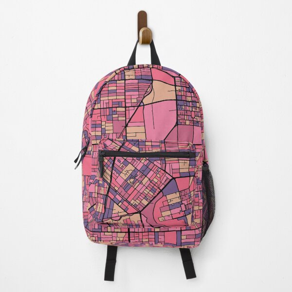 Item preview, Adelaide Map Pattern in Purple & Pink designed and sold by PatternMaps.