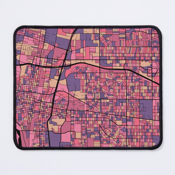 Item preview, Albuquerque Map Pattern in Purple & Pink designed and sold by PatternMaps.