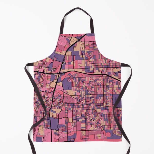 Item preview, Albuquerque Map Pattern in Purple & Pink designed and sold by PatternMaps.