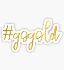 Go Gold Sticker