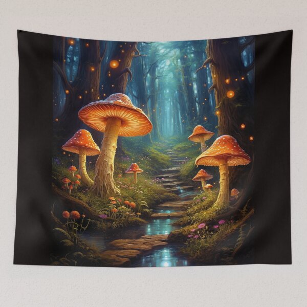 Item preview, Magical Mushroom Enchanted Forest designed and sold by MyMagicalPlace.
