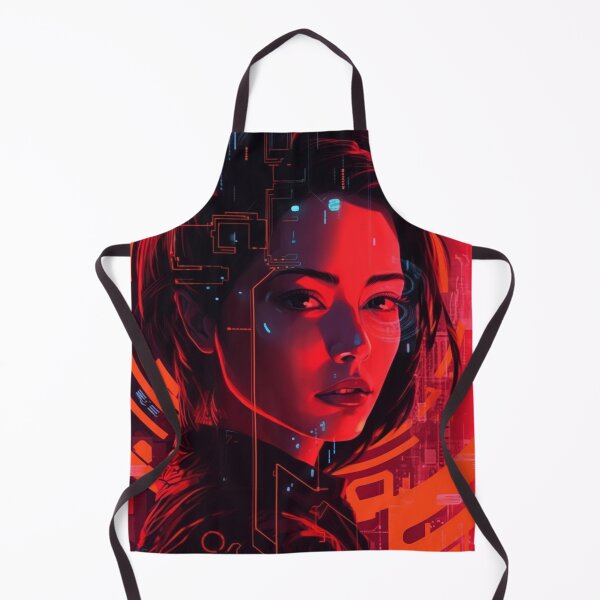 Item preview, Cyberpunk Hacker Girl  - Running The Net designed and sold by Splatter-arts.